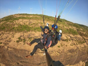 Tandem paragliding kamshet